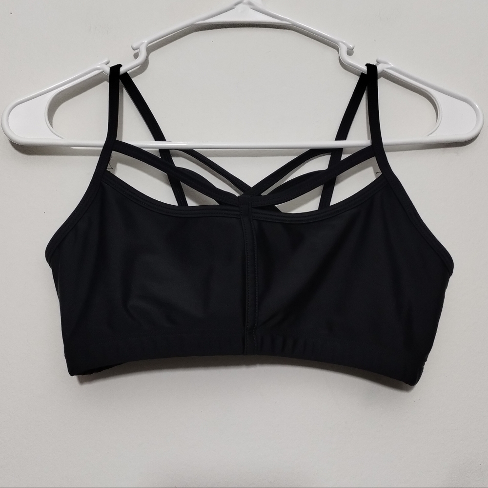Onzie Women's M/L Black Strappy Sports Bra